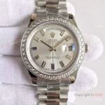 New Replica Swiss Rolex Day-Date Watch SS Diamond Bezel_th.jpg